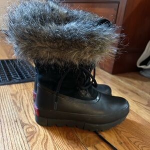 Sorel Black Snow Boots